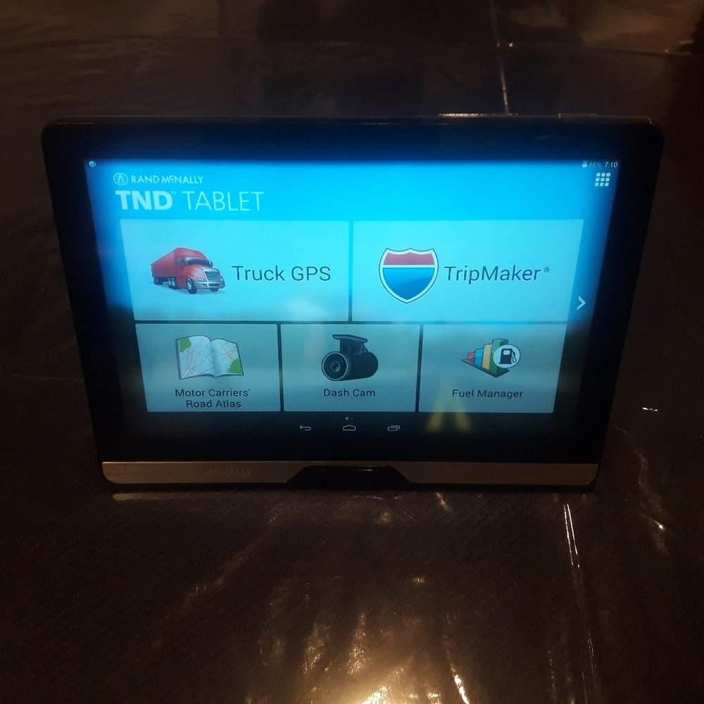 RAND McNALLY TNDT80 Tablet (US MAP) 8" WiFi Truck GPS